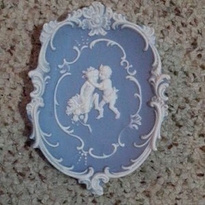 Jasper ware bisque plaque